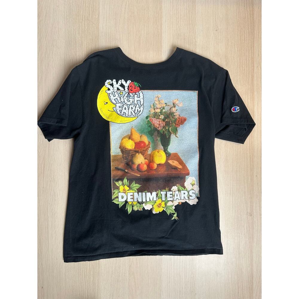 Rare Denim Tears x Sky High Farm Graphic Tee - Size M Mint
